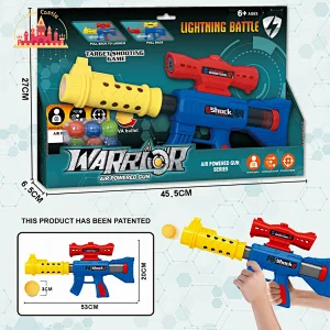 6 Pieces EVA Balls Aerodynamic Gun Toy Plastic Shooting Gun Toy For Kids SL01A030