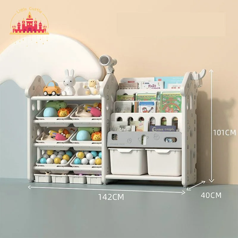 New Design Lovely Plastic Kids Furniture Toys Clothes Storage Cabinet SL08C011
