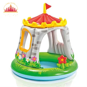 Customized plastic round pool inflatable watermelon baby pool P21A033