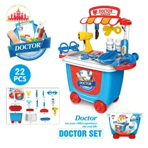 New Arrival Children Role Play Toy Mini Educational Doctor Cart Toy SL10D063