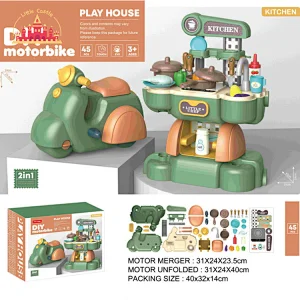Newest early educational toy diy plastic ice cream box toy for kids SL10D051