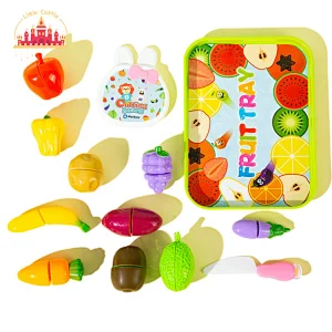 High Quality Plastic Food Model Simulation Cutting Fruit Kitchen Set Toys For Kids P22A003