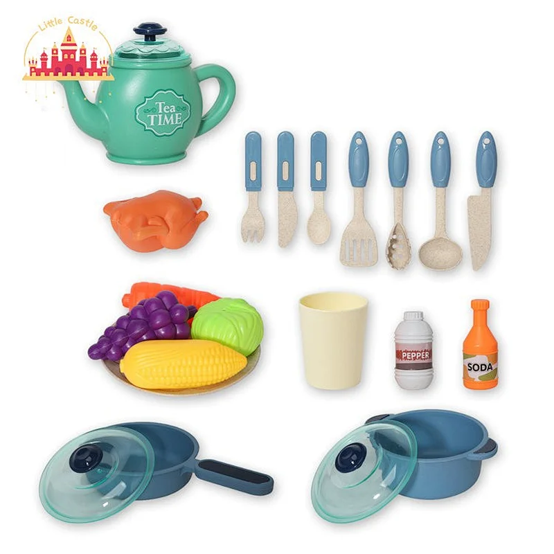 Educational Mini Afternoon Time Tea Toy Pretend Play Kitchen Toys Set For Kids SL10D443