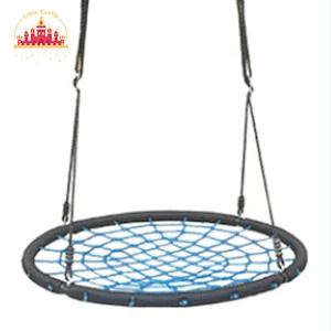 Diameter 100 cm Outdoor Hanging Bird Nest Webbing Round Swing For Kids M18A018