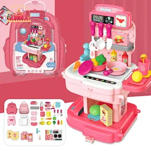 Girls Beautiful Box Toy Plastic Dressing Suitcase Toy for Sale SL10D023