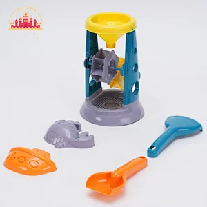 Summer Outdoor Play Sandglass Truck Shovel Tools Beach Sand Set Toy For Kids P22A008