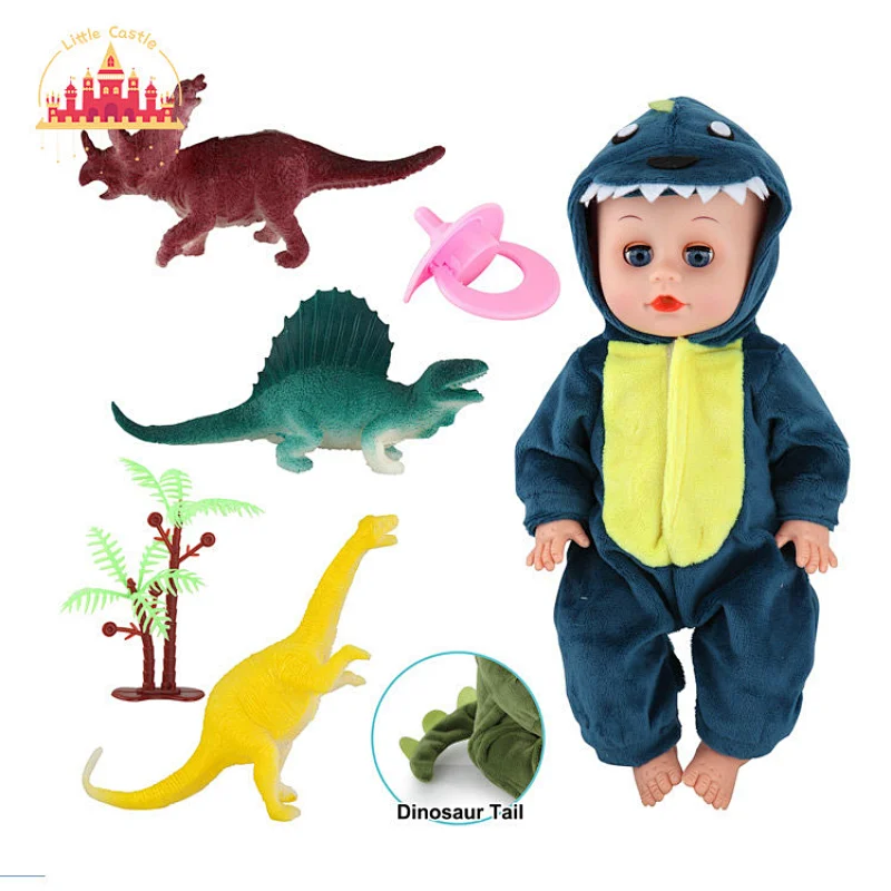 New style lovely dolls toy pretend play cute dinosaur doll suit for kids SL06D014
