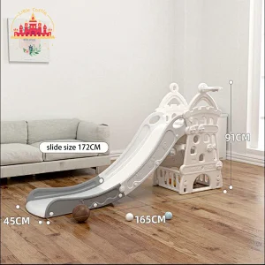 New Arrival Kids Castle Single Slides Plastic Indoor Slide for Baby SL01F038