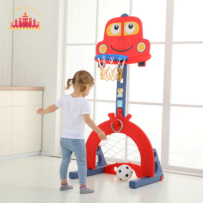 Funny 4 in 1 Sports Activity Center Plastic Basketball Stand for Kids SL01F024