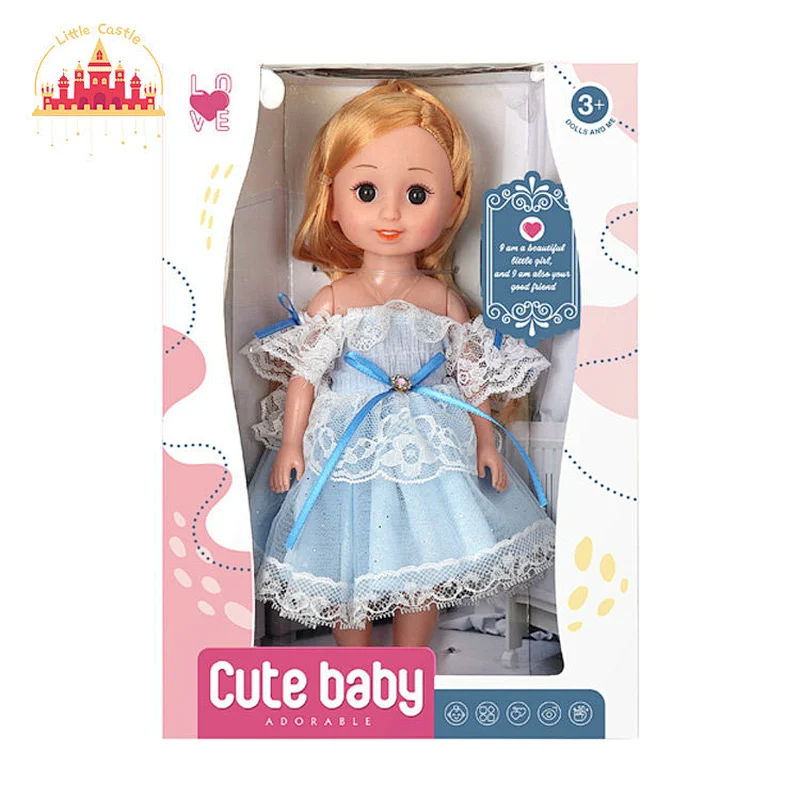 High quality fashion mini cute plastic doll toy in pretty dress for kids SL06D010