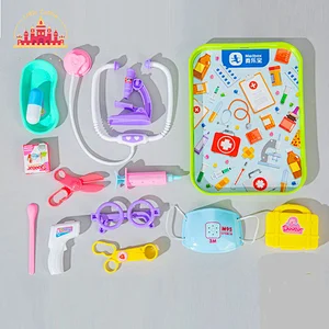 Plastic Pretend Play Cosplay Doctor Game Medical Kit Doctor Toys Set For Kids P22A011
