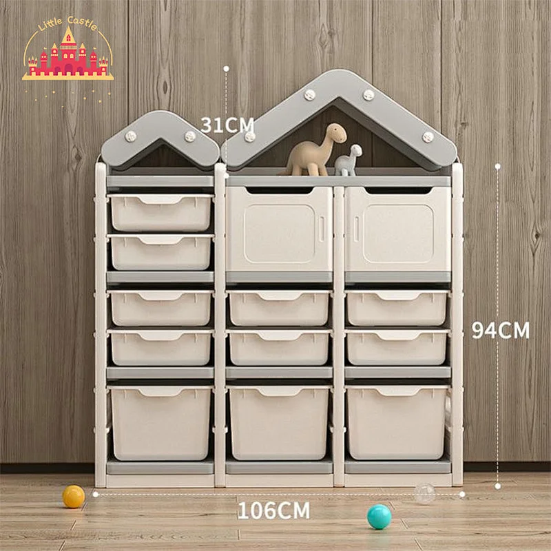 New Design Modern Plastic Kids Furniture Kids Clothes Storage Cabinet SL08C024