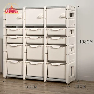 7 Diffrent Size Plastic Kids Furniture Toronto Grey Kids Storage Cabinet SL08C001