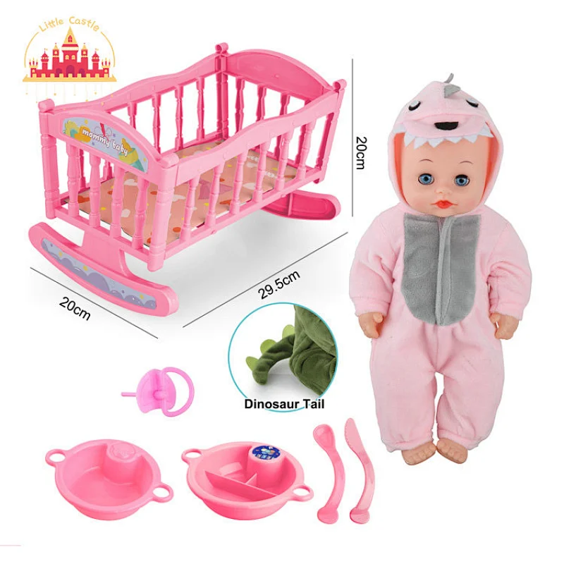 2022 Fashion dolls toy pretend play cute dinosaur doll suit for kids SL06D012