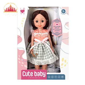 High quality fashion mini cute plastic doll toy in pretty dress for kids SL06D010