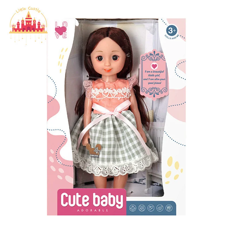 New arrival pretend play pretty girl doll toy in dress for kids SL06D019