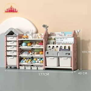New Design Lovely Plastic Kids Furniture Toys Clothes Storage Cabinet SL08C011