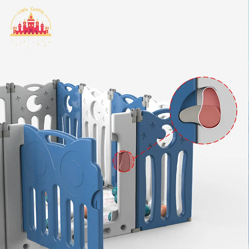 Customized Safety Owl Style Plastic Foldable Baby Playpens for Sale SL01F029