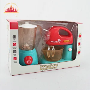 Hot sell pretend kitchen play plastic bread machine juice set for kids SL10D373