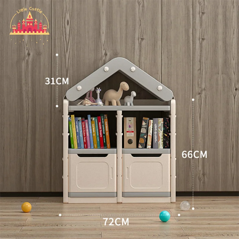 Modern Style Plastic Kids Furniture Toys Book Shelf Kids Storage Cabinet SL08C020
