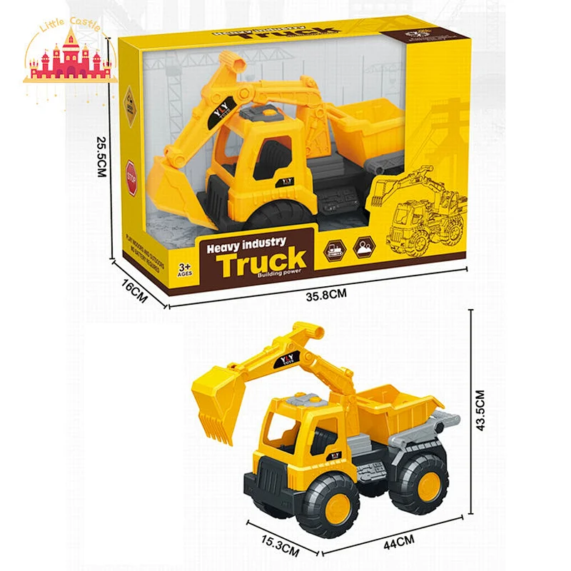 Mini Vehicle Toy Plastic Detachable Engineering Excavator Truck Toy For Kids SL04A002