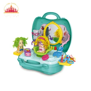 High Quality DIY Play Set Case Plastic Plush Puppy Set Toy for Kids SL10D012