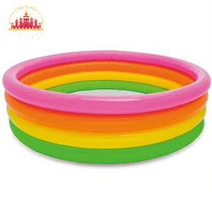 New Arrival Portable 3 Layer Inflatable Rainbow Swimming Pool for Children P21A034
