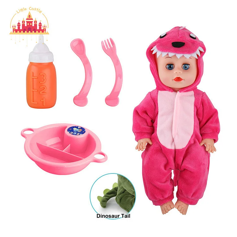 2022 Fashion dolls toy pretend play cute dinosaur doll suit for kids SL06D012