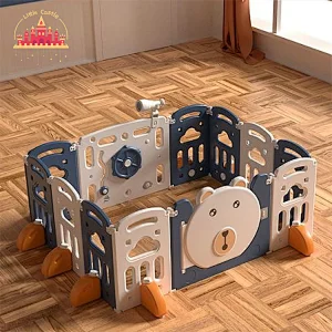 Hot Selling Folding Square Indoor Plastic 18+2 Panel Kids Playpens Safety Fence SL01F045