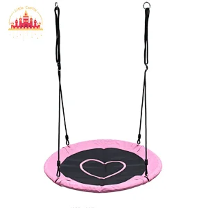 Diameter 100 cm Outdoor Hanging Bird Nest Webbing Round Swing For Kids M18A018