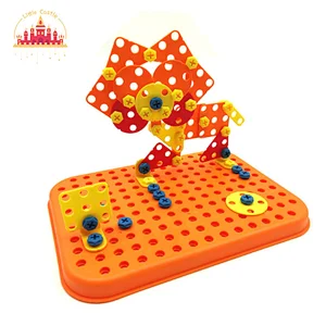 3D Diy Educational Creative Toy Electric Drill Screwing Building Block Toy For Kids P22A015
