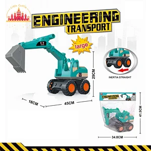 Hot Selling Educational Assembly Car Toy Plastic Sliding Fire Crane Toy For Kids SL04A015