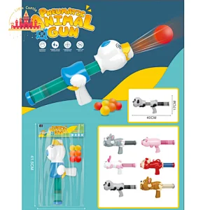 Kids Plastic Dual Purpose Convertible head Shooting Gun Toy With Double Handle SL01A037