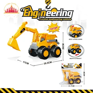 Plastic Engineering Vehicle Truck 2 in 1 Dumper And Excavator Truck Toy For Kids SL04A003