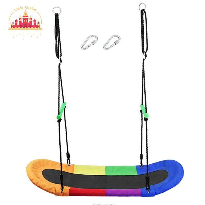 Multicolor Outdoor Oxford Cloth Swing Ship Type Hanging Swing Toy For Kids M18A032