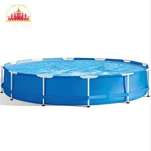 Large Outdoor Above Ground Pool Portable Inflatable Round Pool for Adults and Toddler P21A026