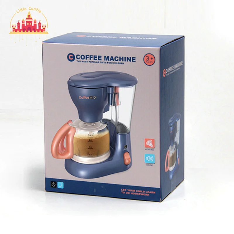 Hot selling pretend kitchen play plastic coffee machine for kids SL10D349