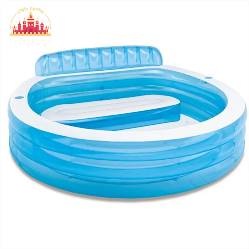 High Quality Outdoor Water Game Kids Marine Style Inflatable Hexagon Pool P21A016