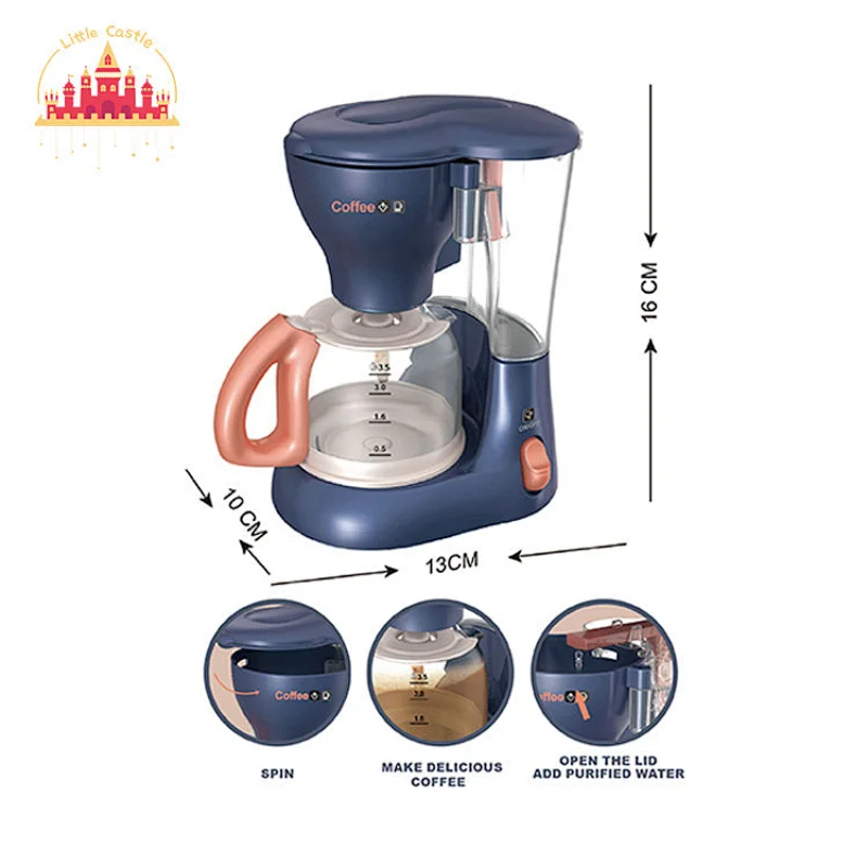 Hot selling pretend kitchen play plastic coffee machine for kids SL10D349