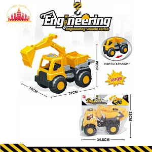 Plastic Engineering Vehicle Truck 2 in 1 Dumper And Excavator Truck Toy For Kids SL04A003