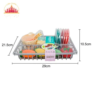 New style plastic kitchen pretend toy vegetable basket for kids SL10D378