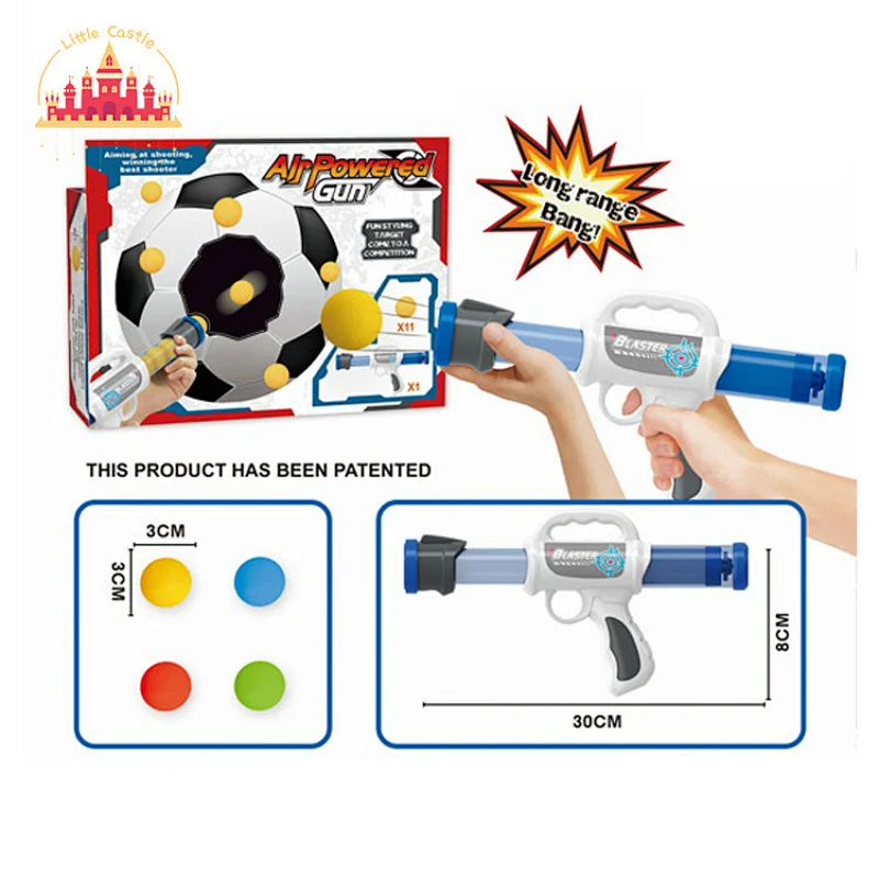 Air Elastic Soft Bullet Gun Toy Plastic Shooting Gun Toy With 11 Pieces EVA Balls SL01A021