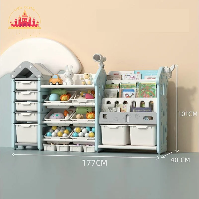 New Design Lovely Plastic Kids Furniture Toys Clothes Storage Cabinet SL08C011