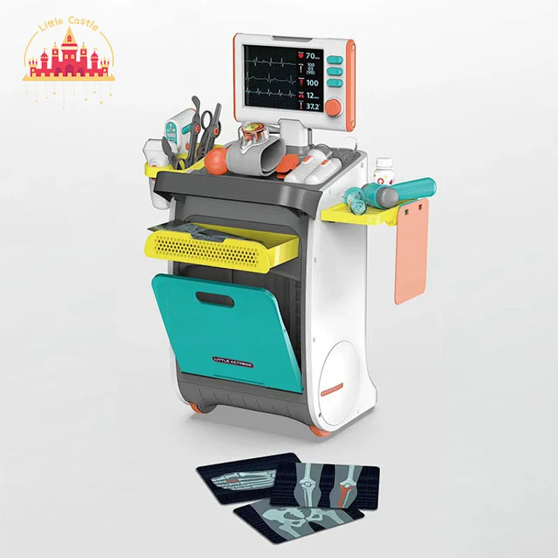 Good quality hospital pretend play plastic medical desk toys for kids SL10D427