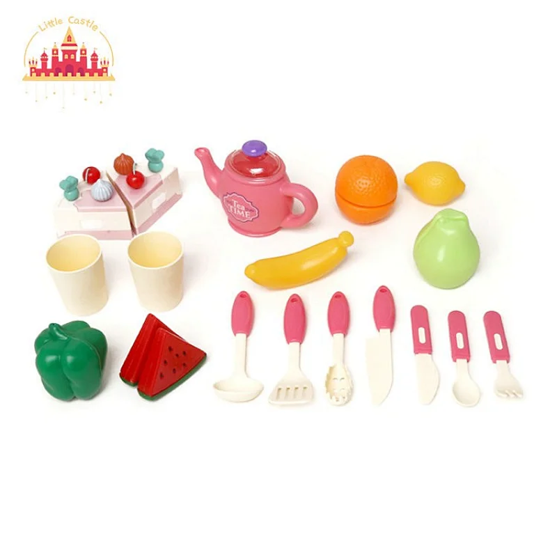 Educational Mini Afternoon Time Tea Toy Pretend Play Kitchen Toys Set For Kids SL10D443