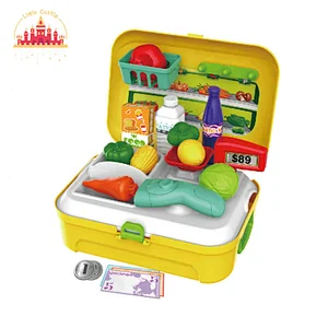 Plastic pretend toy kitchen toy set with light effect for children SL10D002