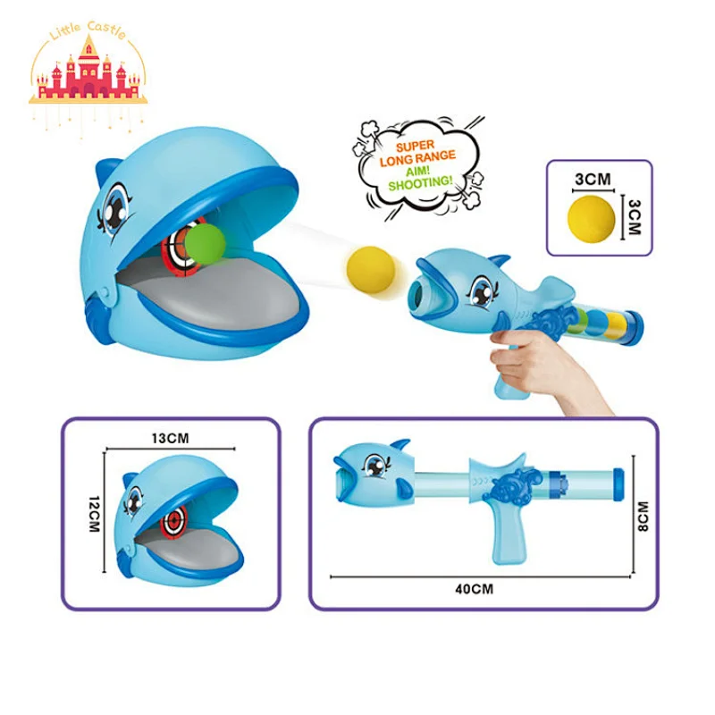 Hot Sale Soft Bullet Ball Gun Game Plastic Animal Shooting Gun Toy For Kids SL01A013
