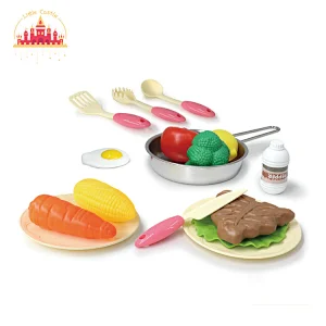 High Quality Pretend Play Cooking Game Stainless Steel Kitchenware Toy For Kids SL10D460