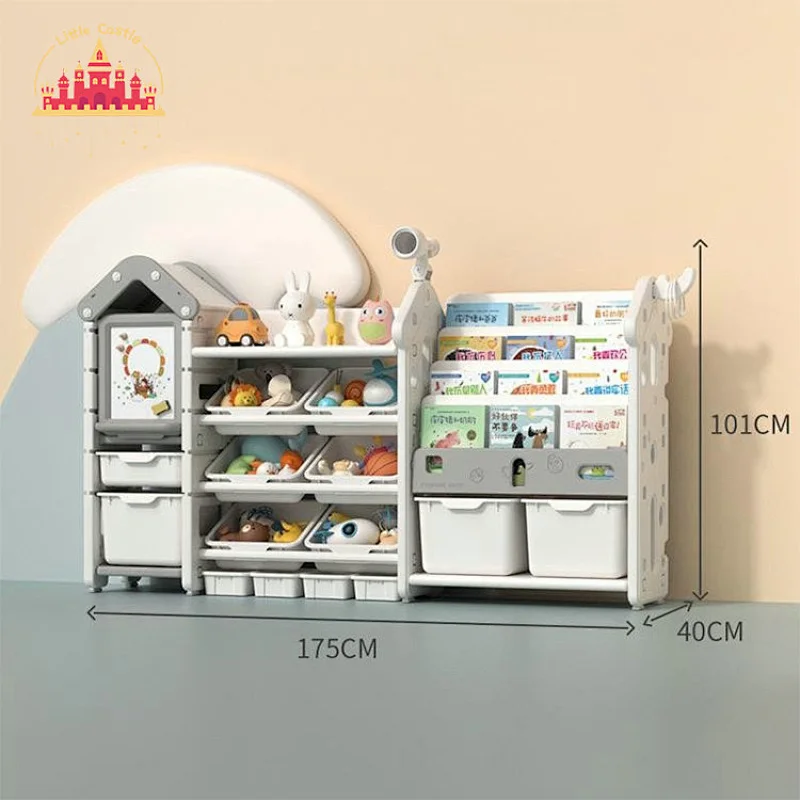 2022 Hot Sale Lovely Plastic Kids Furniture Toys Kids Storage Cabinet SL08C013