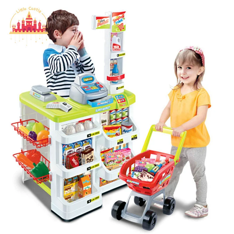 Modern Three in one Plastic Green Toy Kitchen Table Set with Drawing Board SL10D121